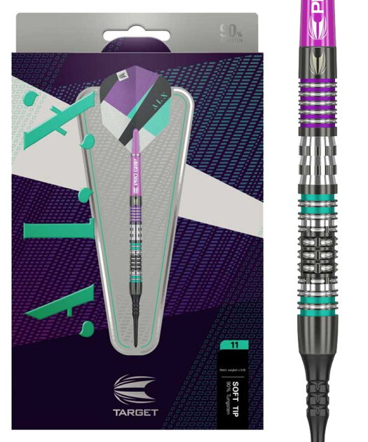 ALX 11 90% Tungsten Soft Tip Darts