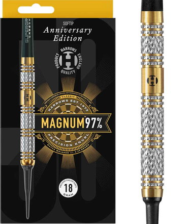 Harrows Softtip Darts Magnum Anniversary Edition 18g Harrows Softtip Darts Magnum Anniversary Edition 18g