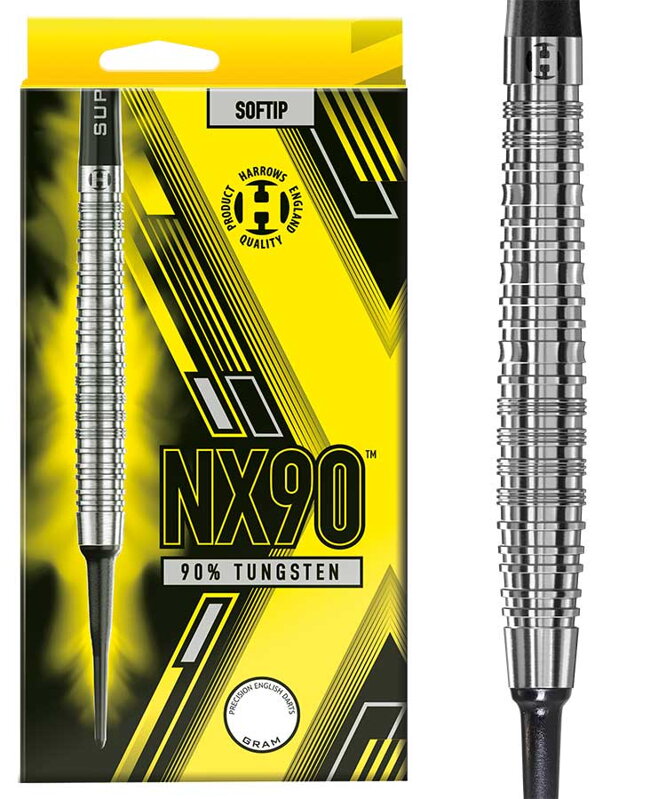 Harrows Softtip Darts NX90 Tapered 18g