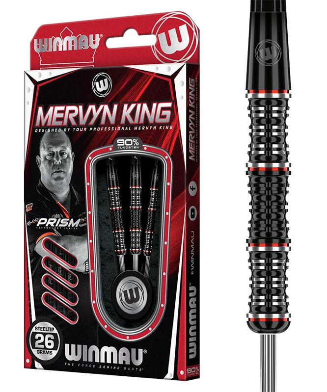 Winmau Steeltip Darts Mervyn King SE 26g